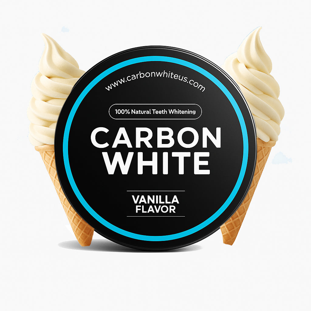 Carbon White – Charcoal Teeth Whitener Powder – Vainilla (30g)