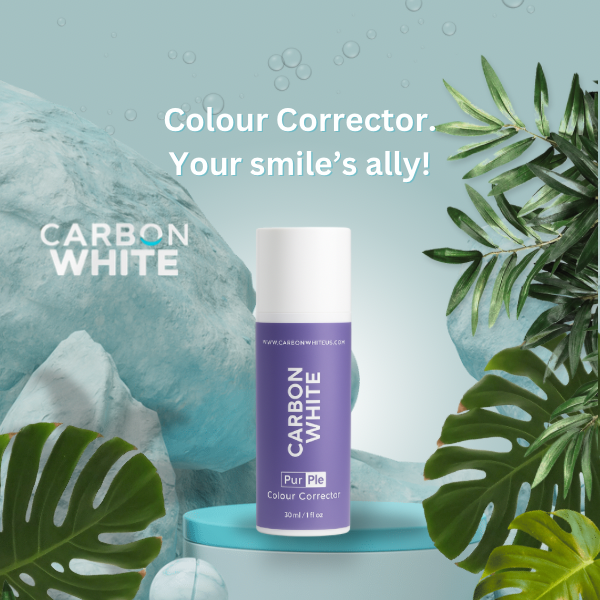 Carbon White – V Purple Teeth Whitening Serum – Instant Brightening, No Peroxide (30ml)