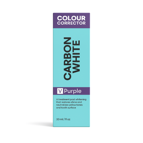 Carbon White – V Purple Teeth Whitening Serum – Instant Brightening, No Peroxide (30ml)